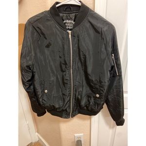 Puffer bomber jacket